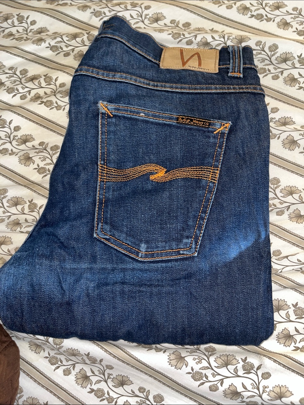 Nudie Jeans Indigo Blue Slim Straight Denim